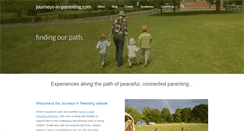 Desktop Screenshot of journeys-in-parenting.com