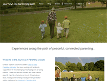 Tablet Screenshot of journeys-in-parenting.com